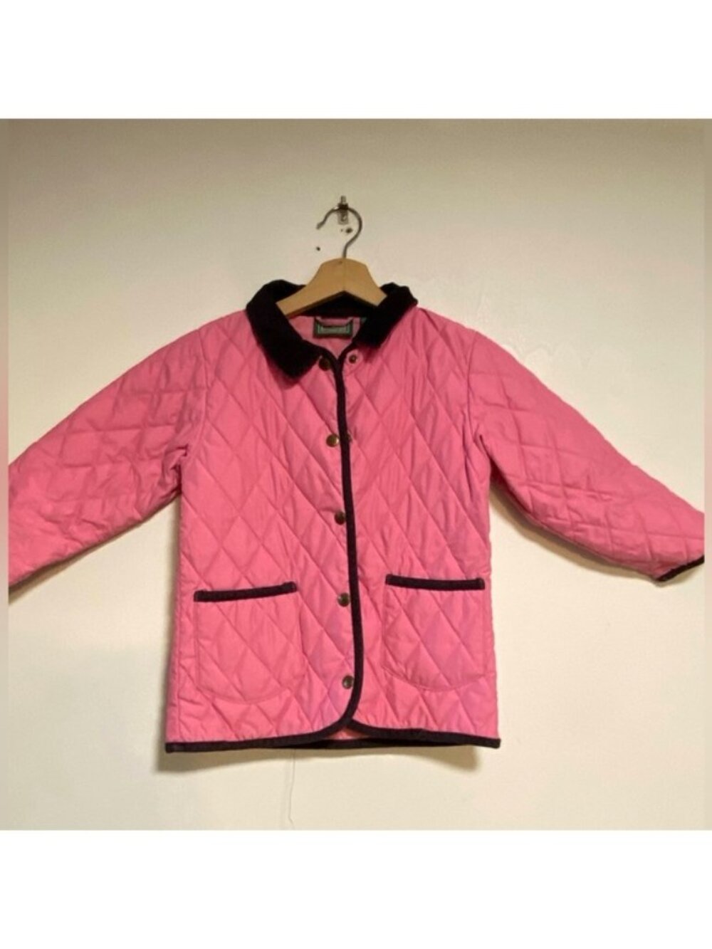 L.L.Bean Girls Quilted Jacket – Pink – Size M (5–6) - Picture 2 of 8